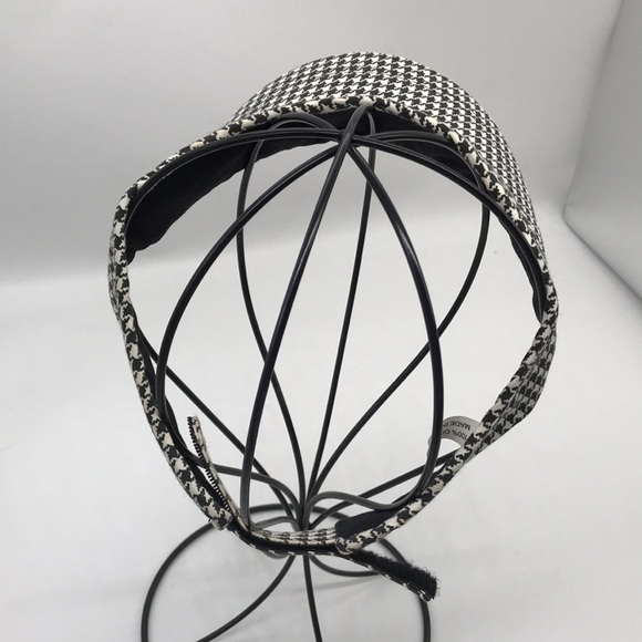 Houndstooth Women’s Velcro Adjustable Visor-100% Cotton - Picture 5 of 9